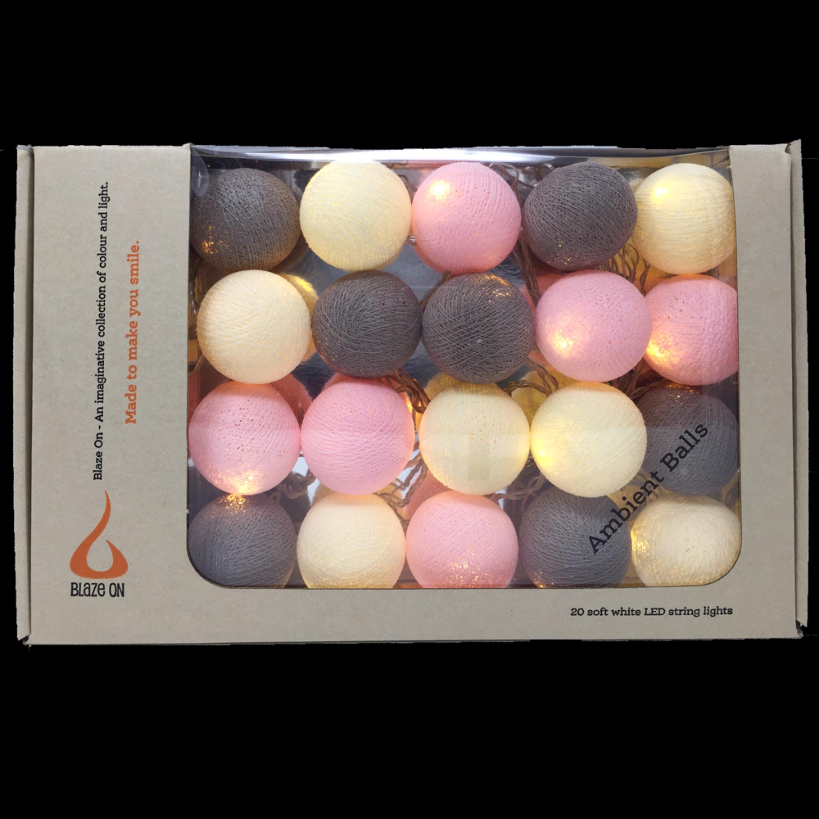 Ambient Balls 20 Lights Neapolitan