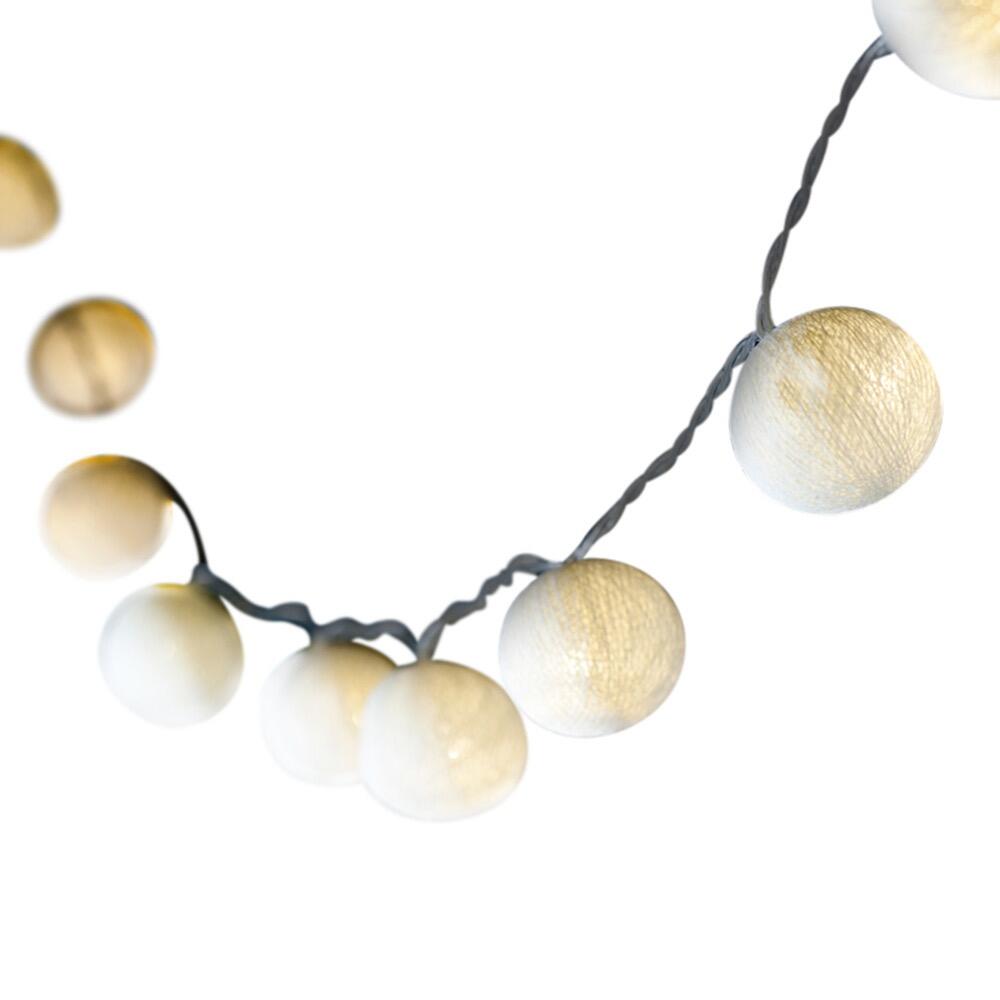 Ambient Balls 30 Lights Snowy White