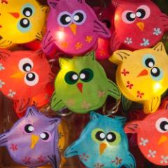 Hooty Owls – handcrafted owl fairy lights by Blaze On, available in 10, 20 and 30 Lights