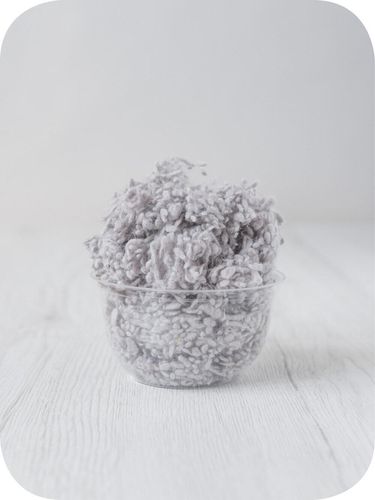 grey wool nepps in a 5g portion for adding texture to felting and spinning projects