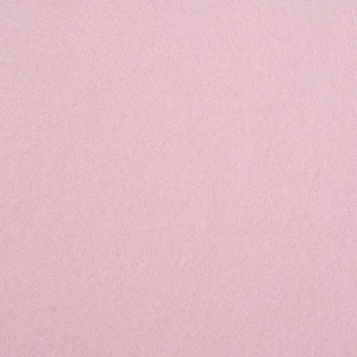 High-quality 30% wool and 70% viscose handicraft felt sheet in Candy Pink, featuring a soft, matt finish and dense, non-squeaky texture.