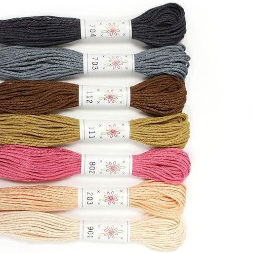 Sublime "Portrait" Embroidery Thread Pack | 7-Shade Egyptian Cotton