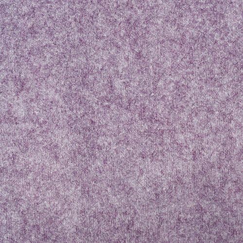 A close-up of a marl heather purple wool-viscose mix felt sheet showing tonal variations.