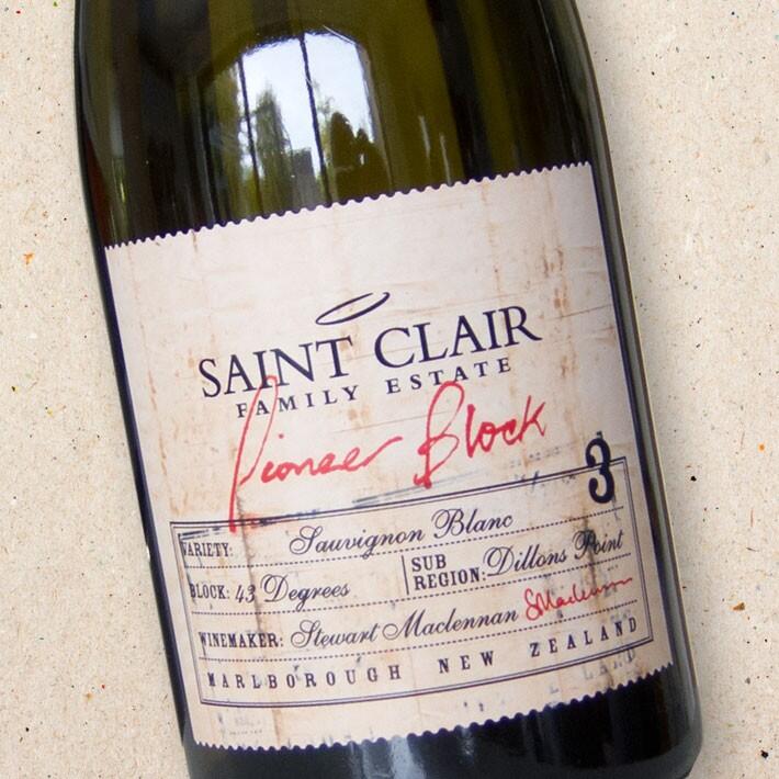 Saint Clair Pioneer Block 3 '43 Degrees' Sauvignon Blanc