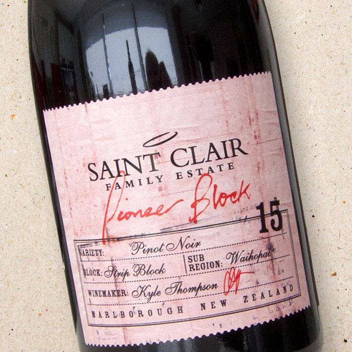 Saint Clair Pioneer Block 15 Strip Block Pinot Noir