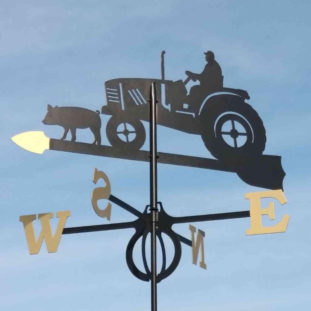 Large tractor weathervane
