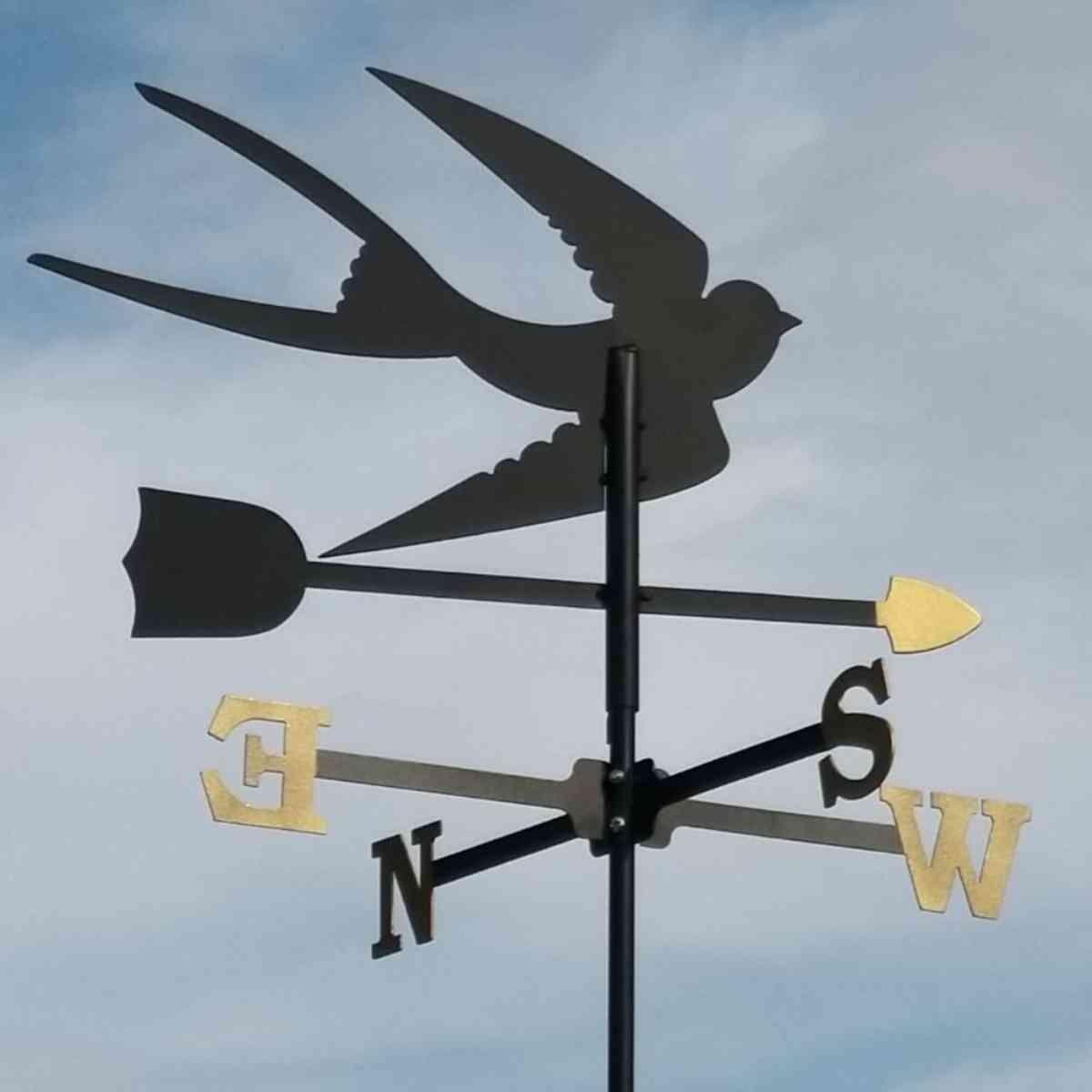 Medium swallow weathervane