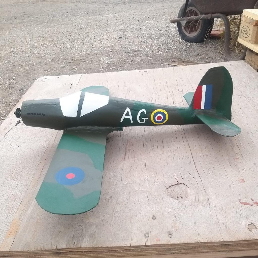 Restoring and Hand Painting a Spitfire Weathervane
