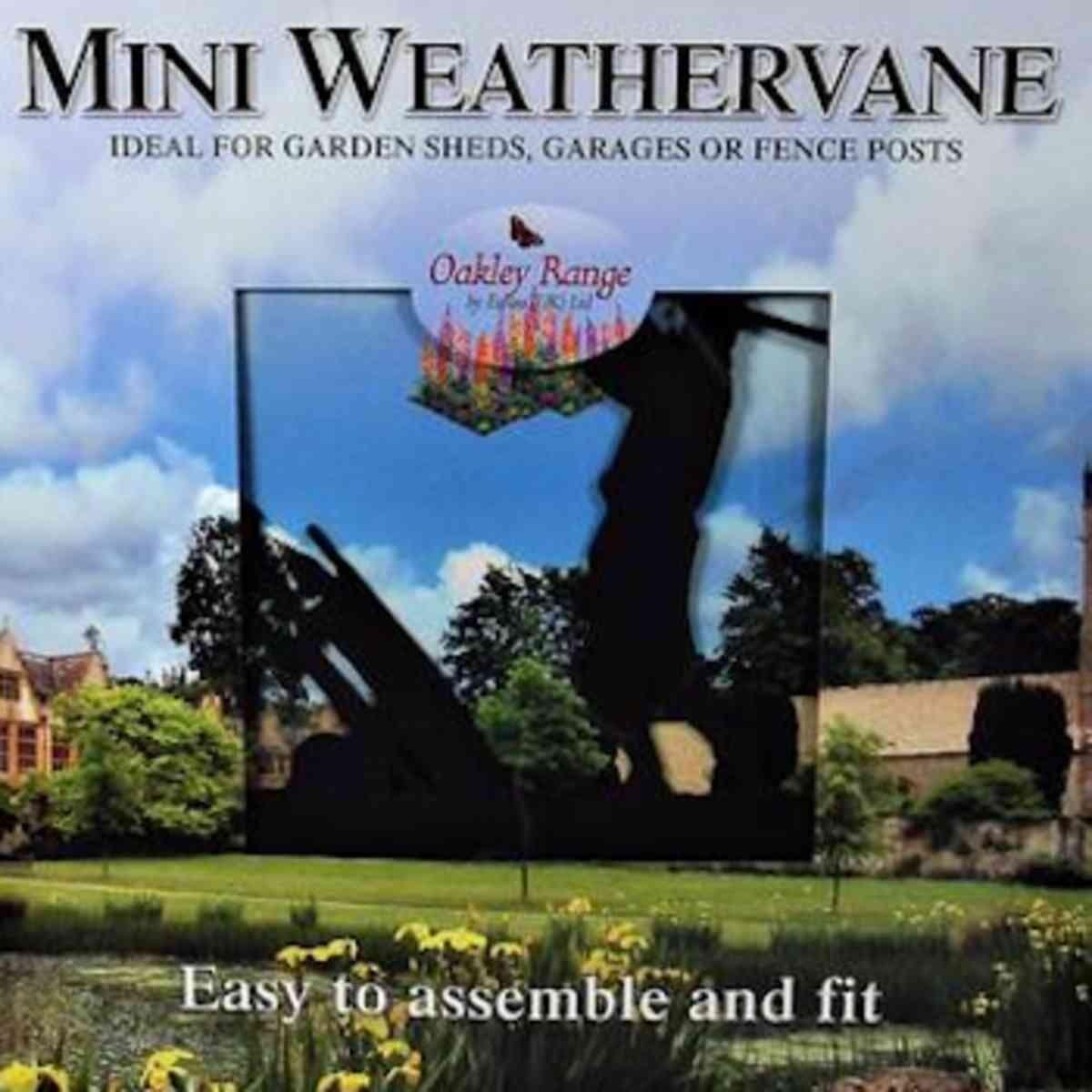 Golfer mini weathervane
