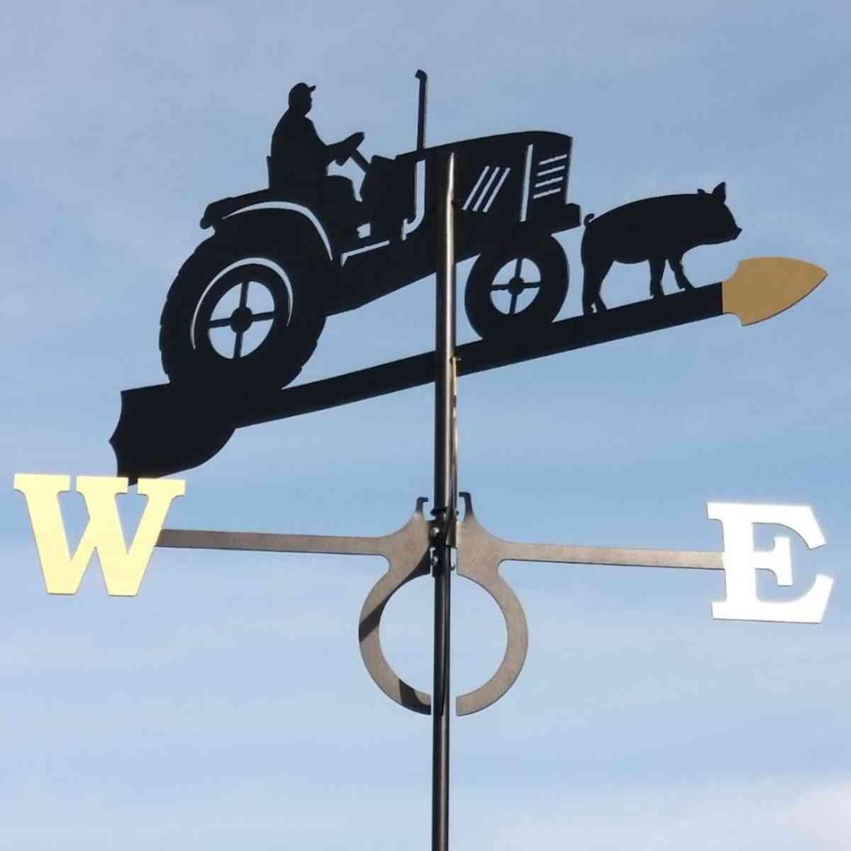 Large tractor weathervane