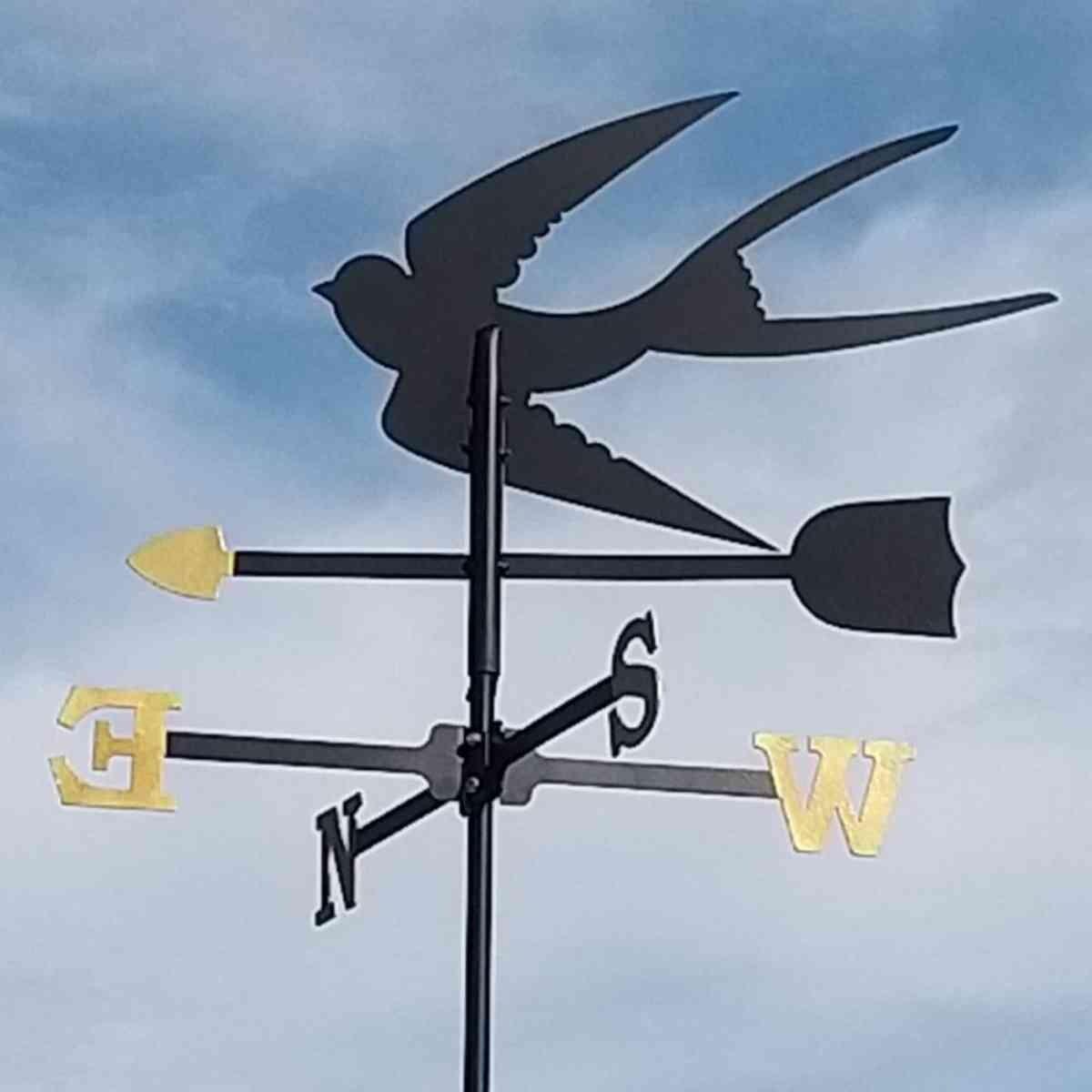Medium swallow weathervane