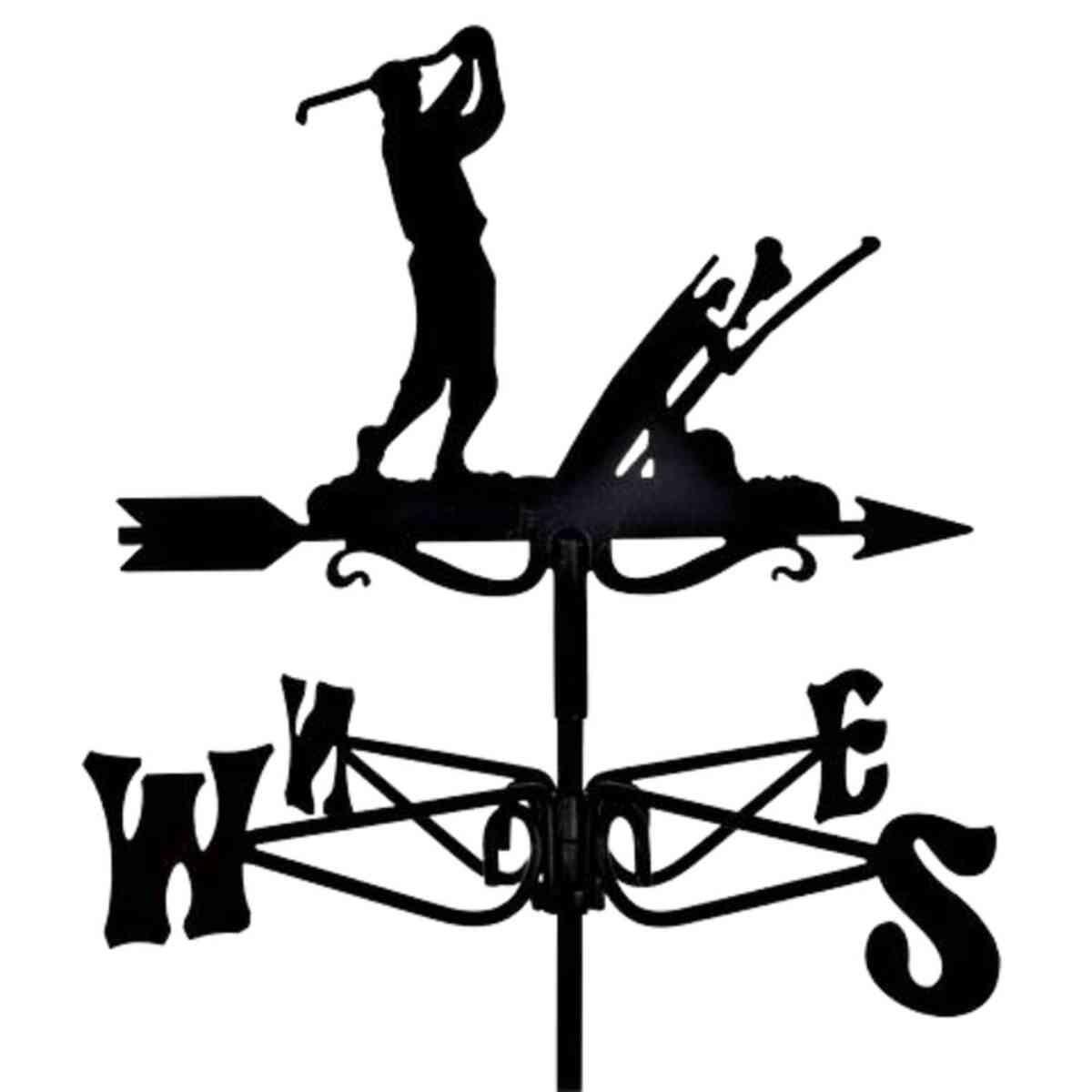 Golfer mini weathervane