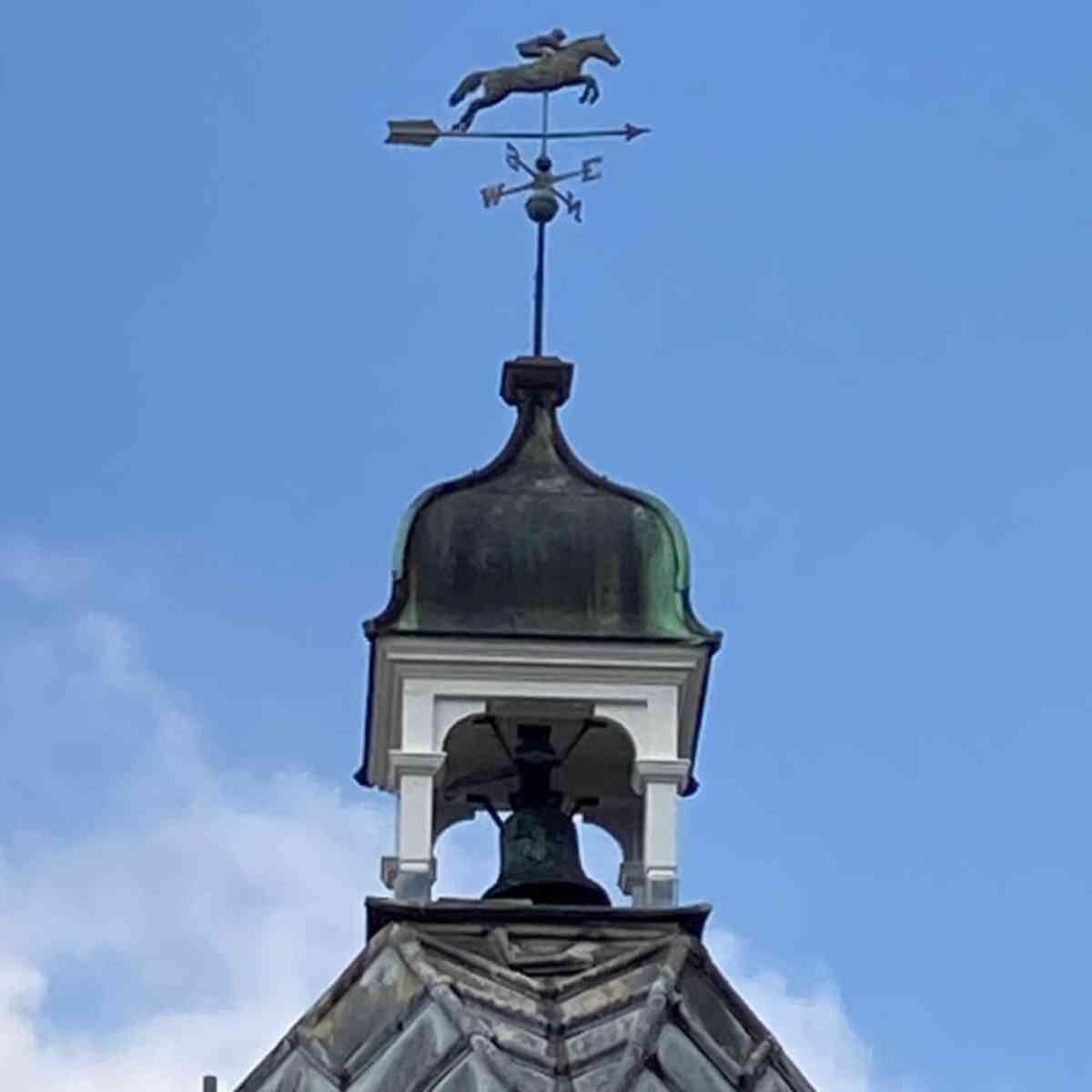 Large copper vintage race horse weathervane