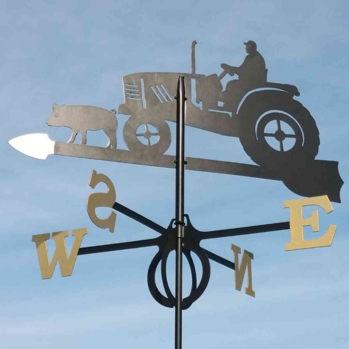 Large tractor weathervane