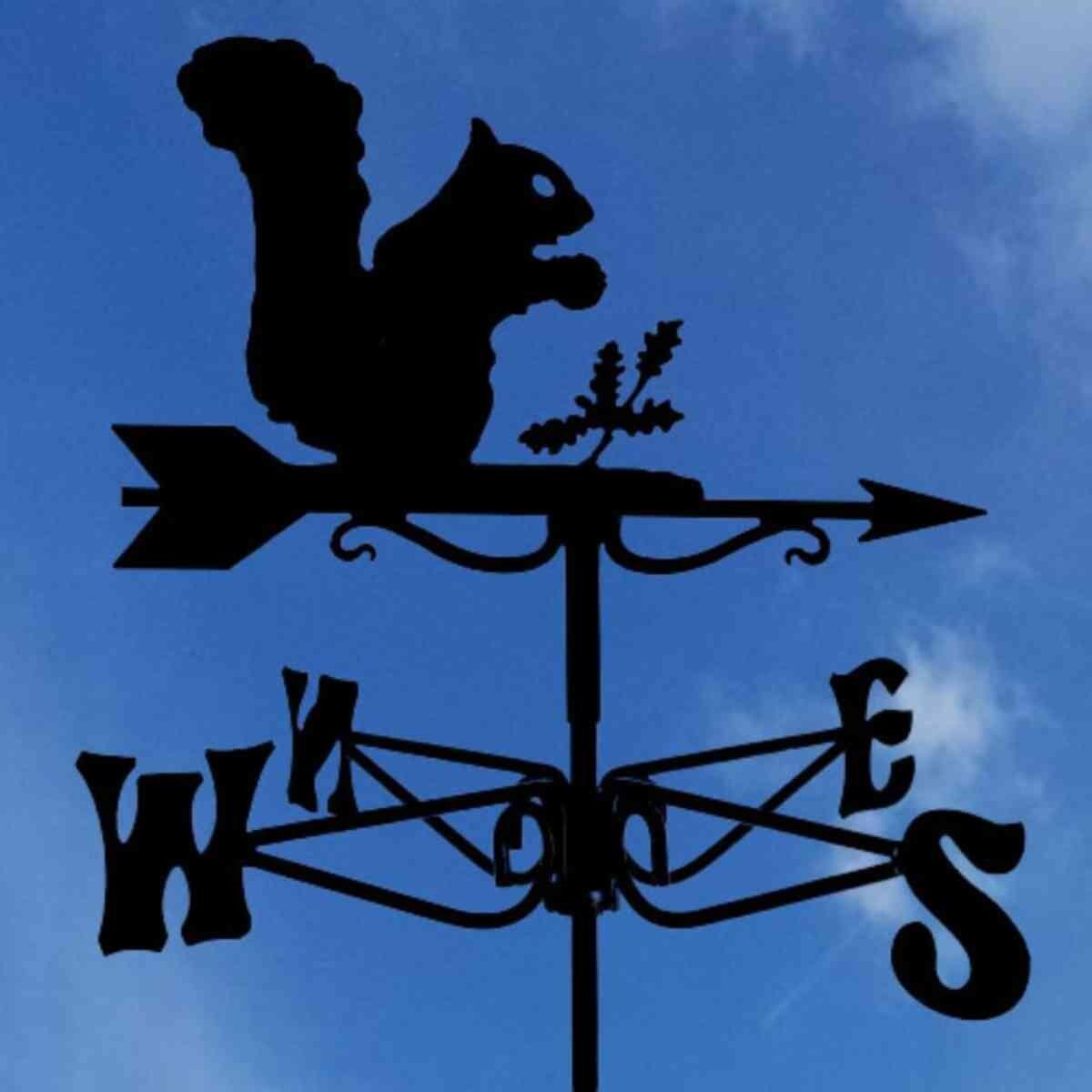 Squirrel mini weathervane