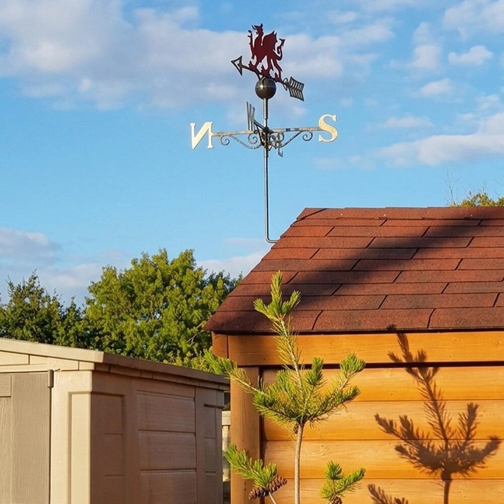 Welsh red dragon weathervane