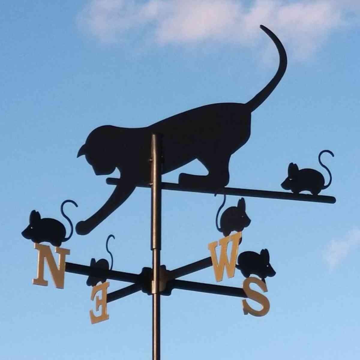 Medium cat weathervane