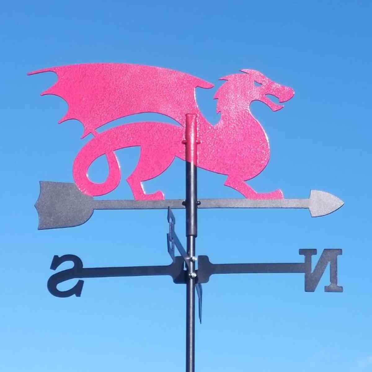 Medium red dragon weathervane
