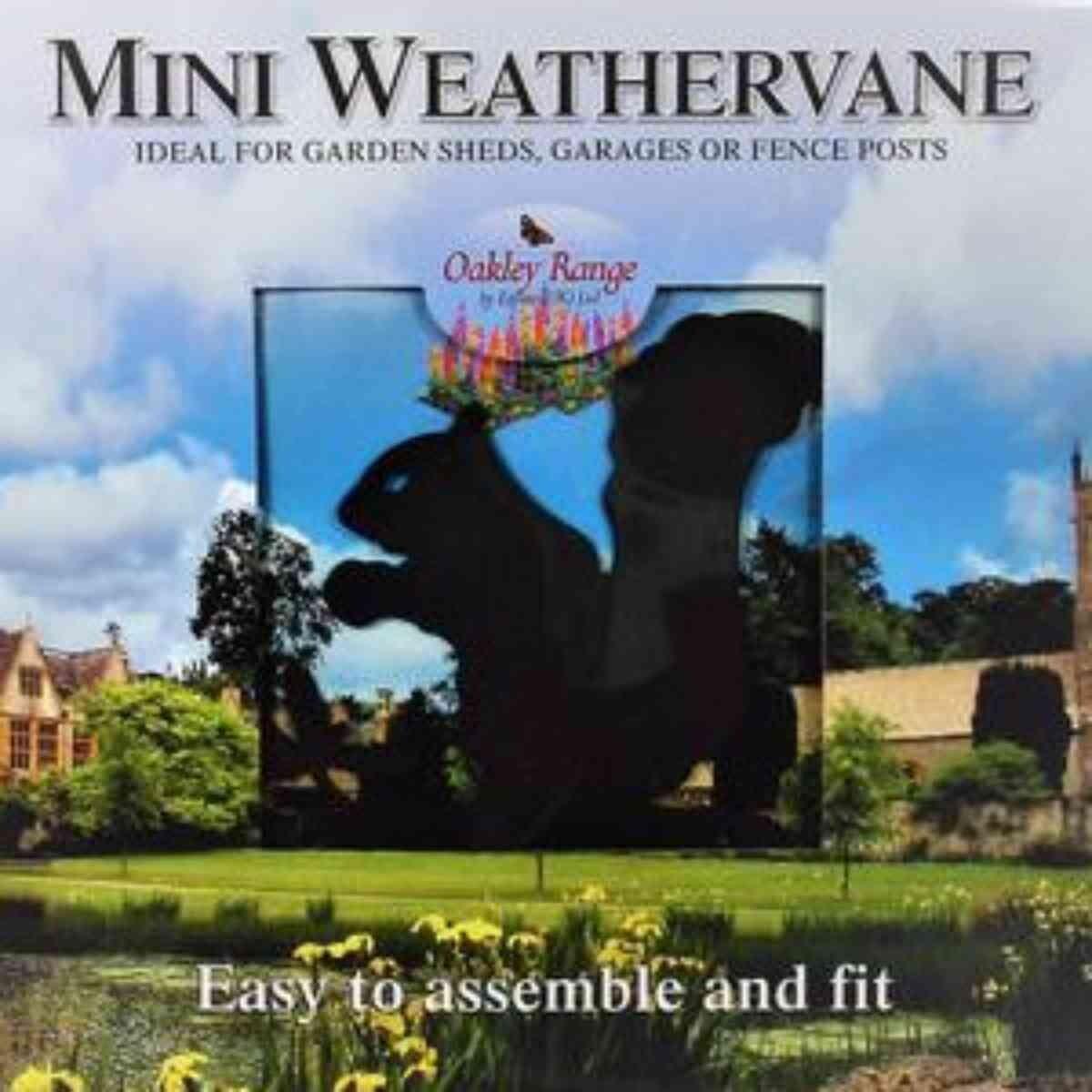 Squirrel mini weathervane