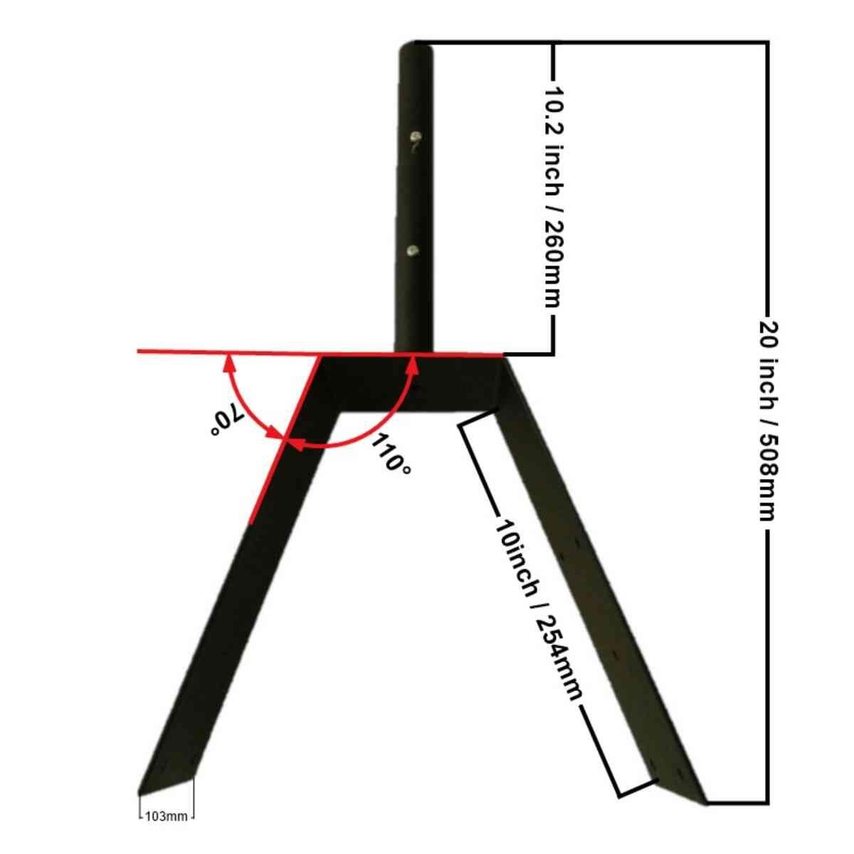 Steel roof bracket (large copper weathervanes only)