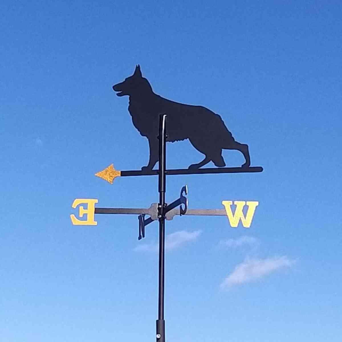 Medium alsatian weathervane