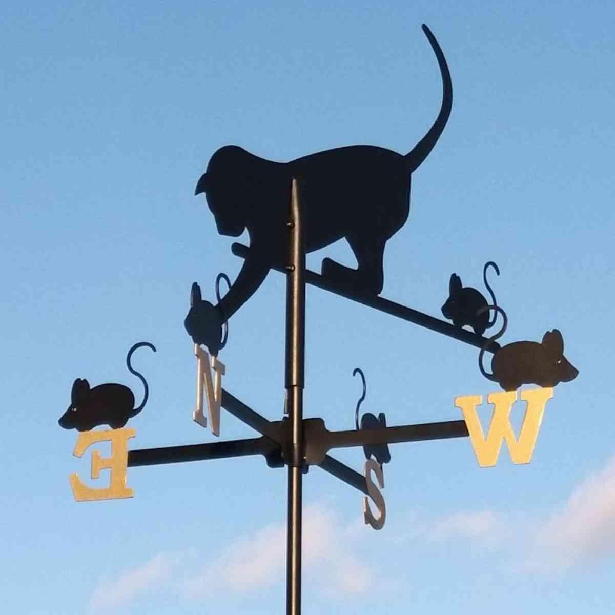 Medium cat weathervane