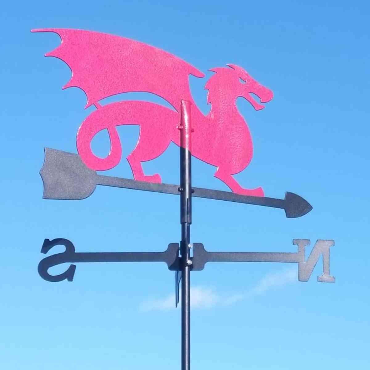 Medium red dragon weathervane
