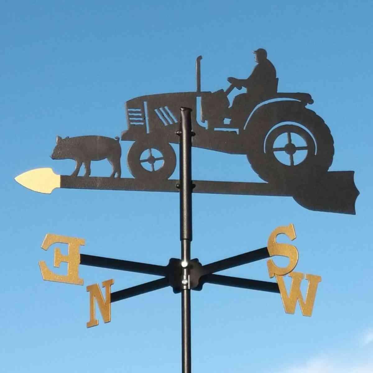 Medium tractor weathervane