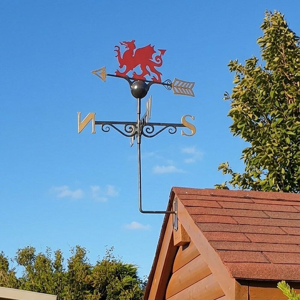 Welsh red dragon weathervane