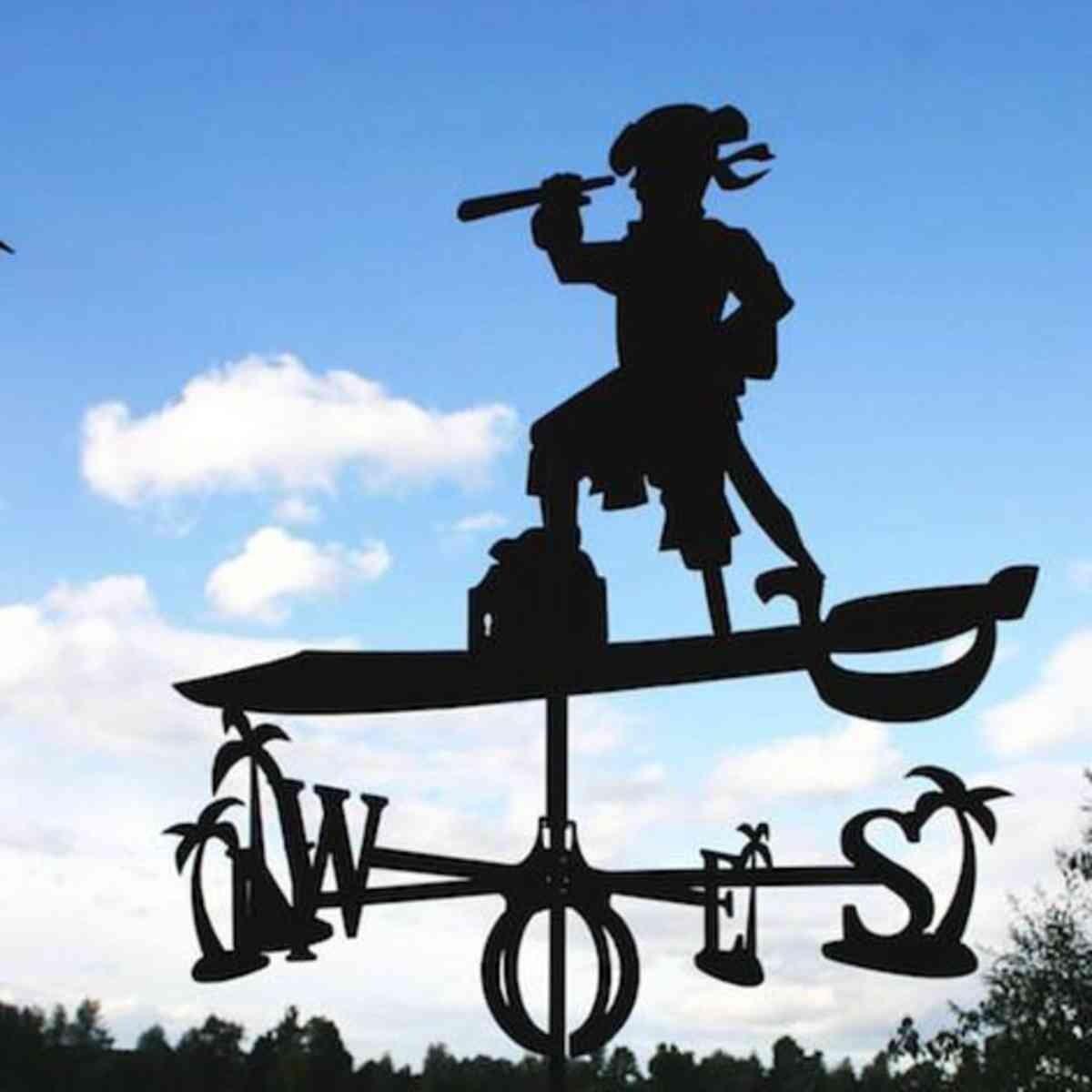 Large pirate weathervane