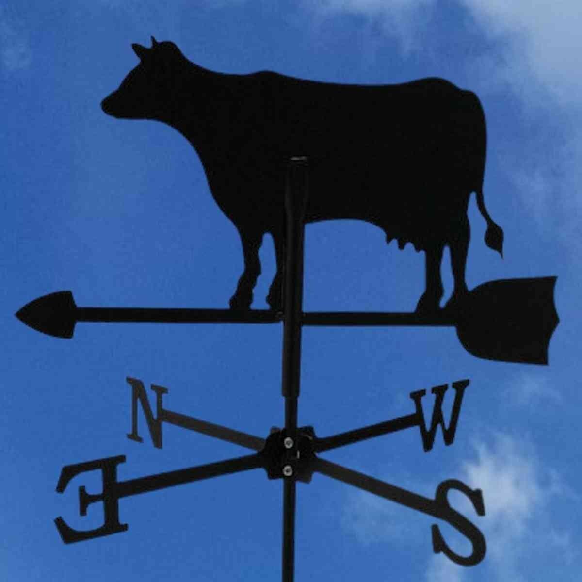 Medium dairy cow weathervane