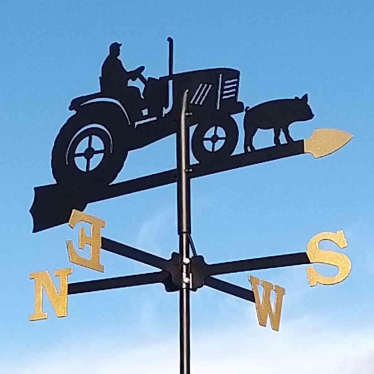 Medium tractor weathervane