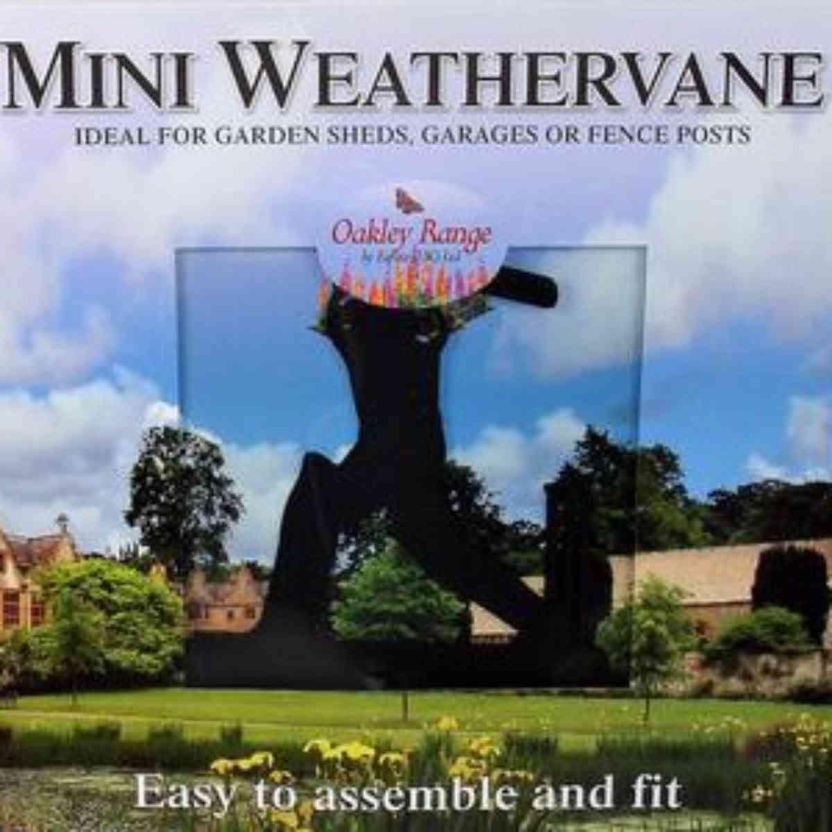 Cricketer mini weathervane