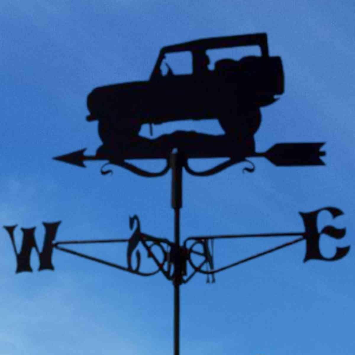 Land rover mini weathervane