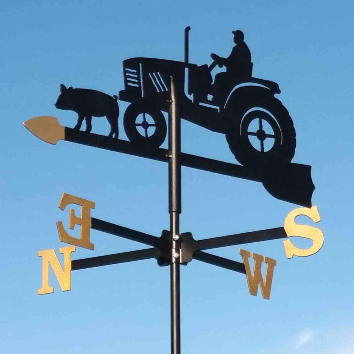 Medium tractor weathervane