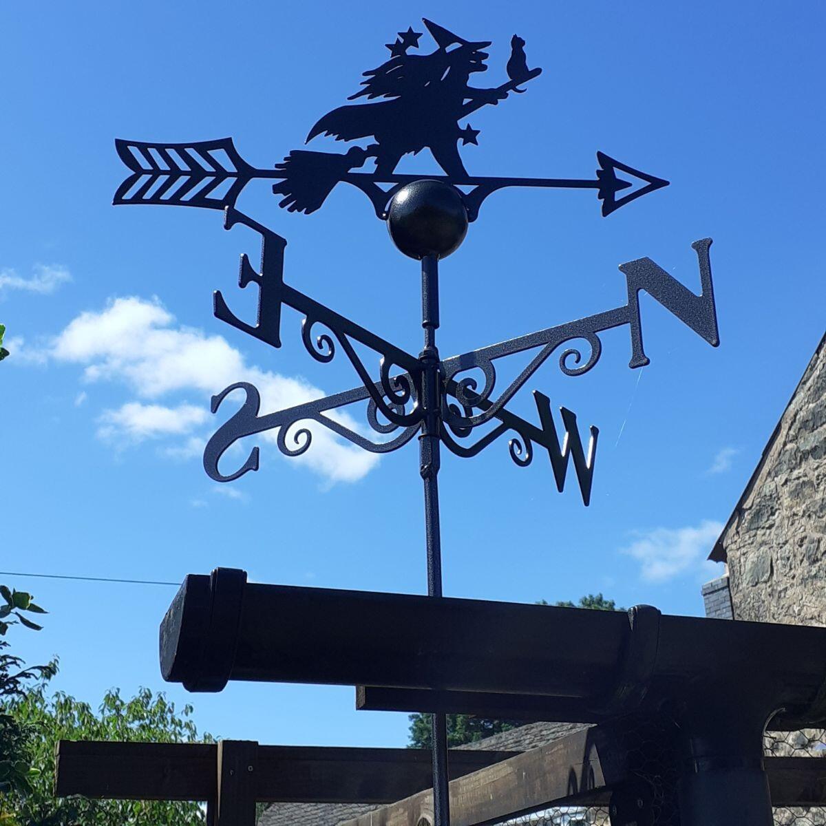 Witch weathervane