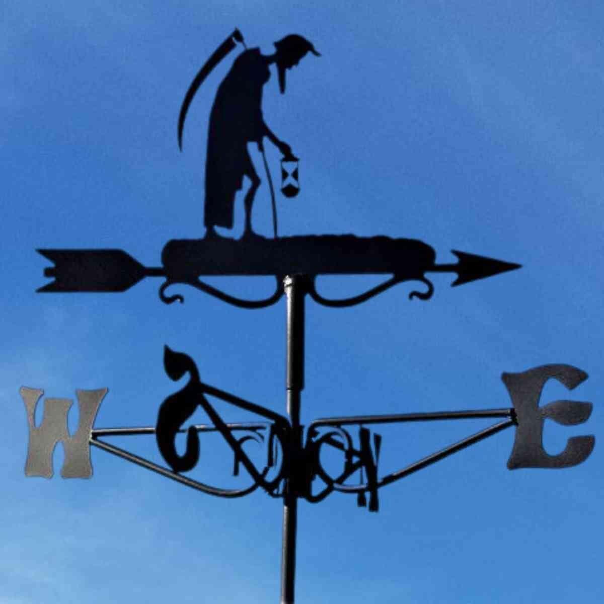 Old father time mini weathervane