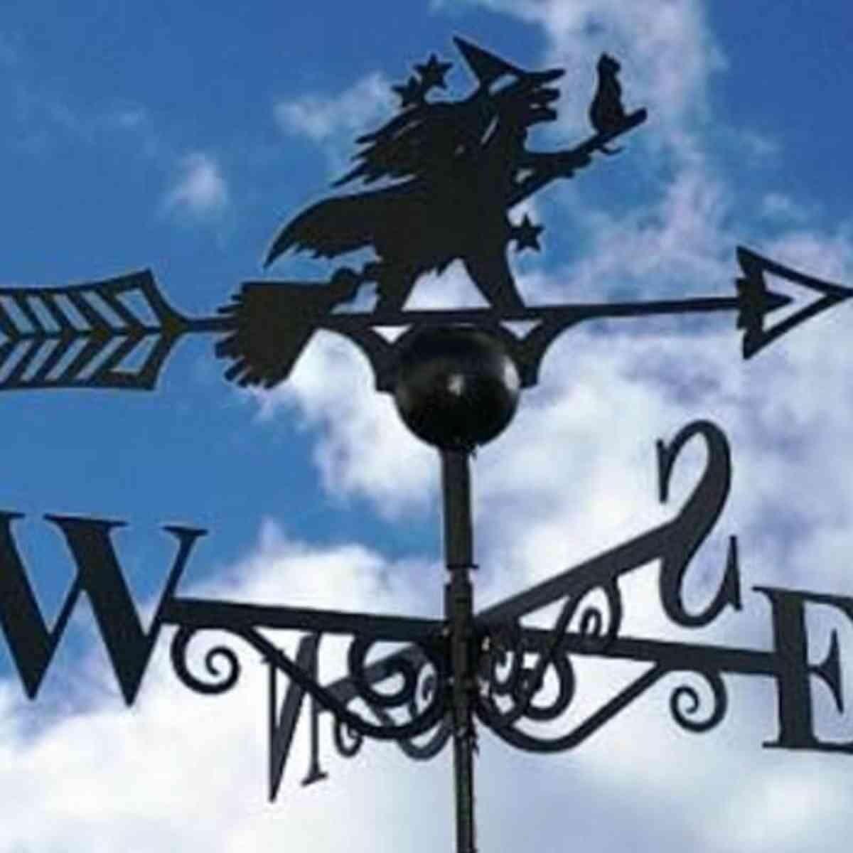 Witch weathervane