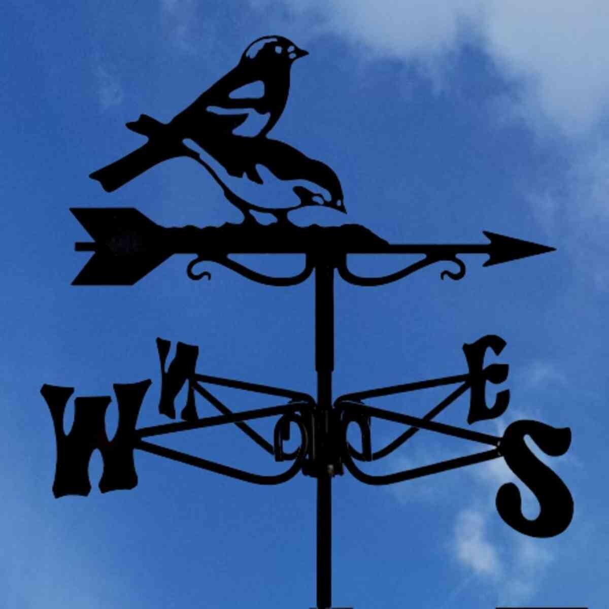 Chaffinches mini weathervane