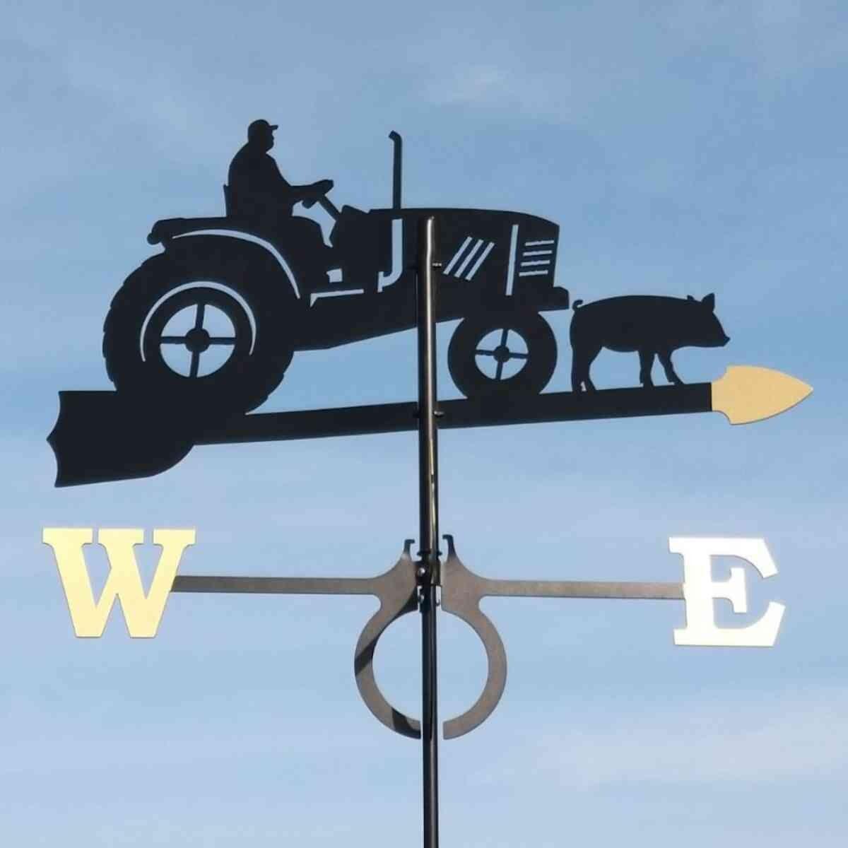 Large tractor weathervane