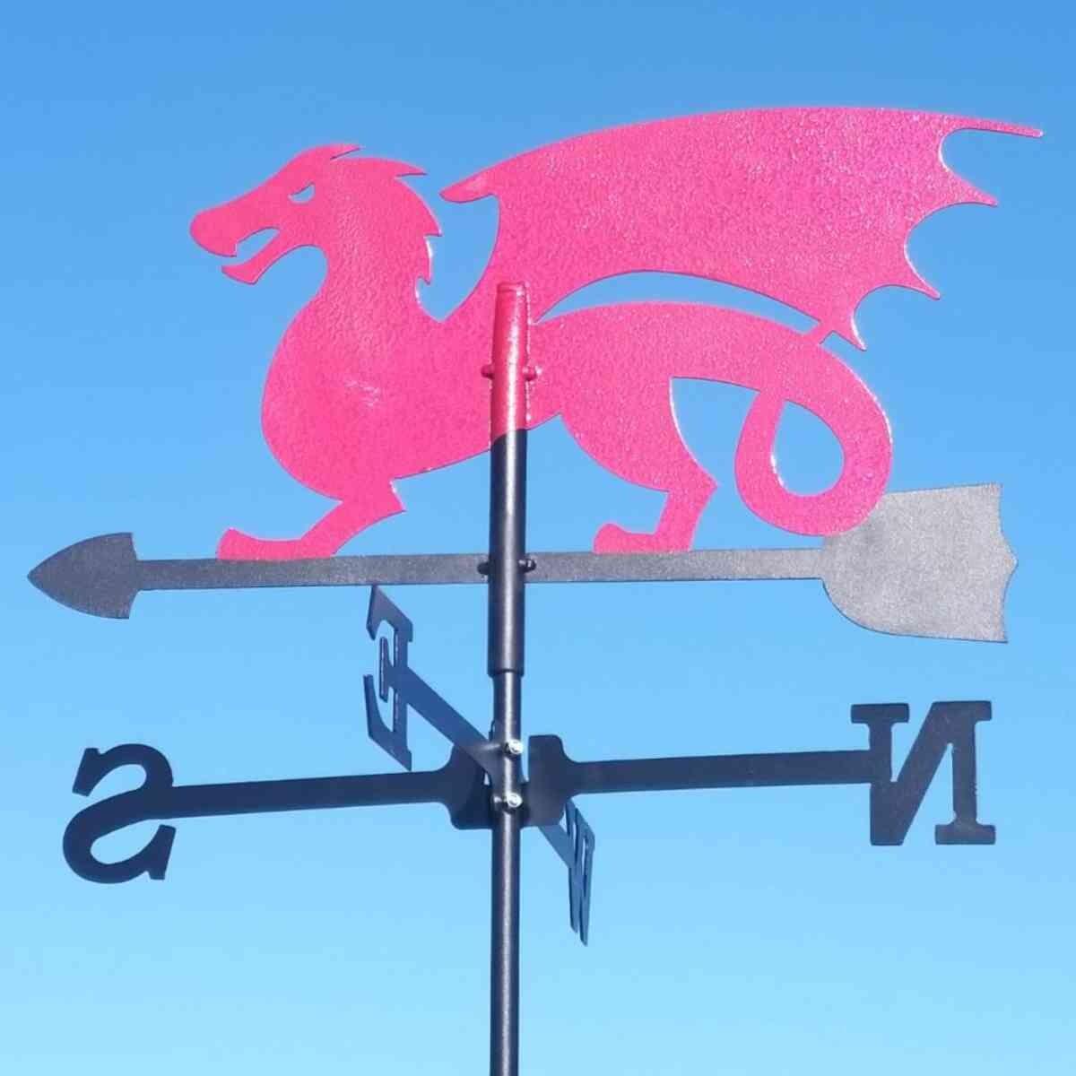 Medium red dragon weathervane