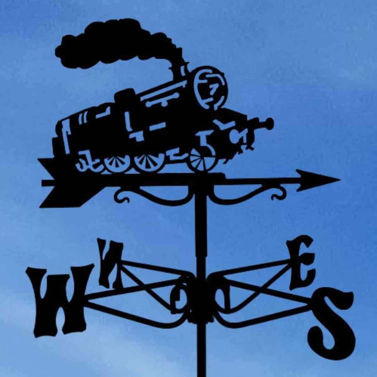 Steam engine mini weathervane