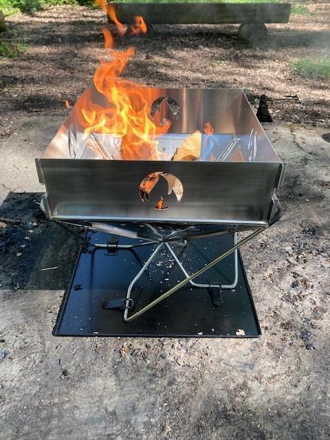 Portable Firepit Bbq, Cubs Fire Pit