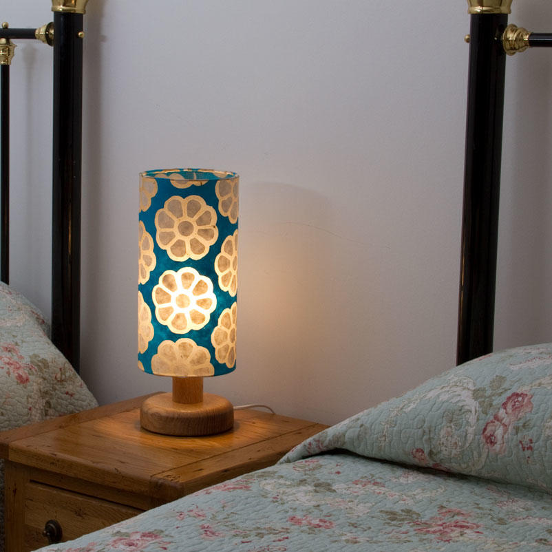 Round Table Lamp with Riser 15cm x 30cm Shade