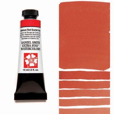 cadmium red watercolor