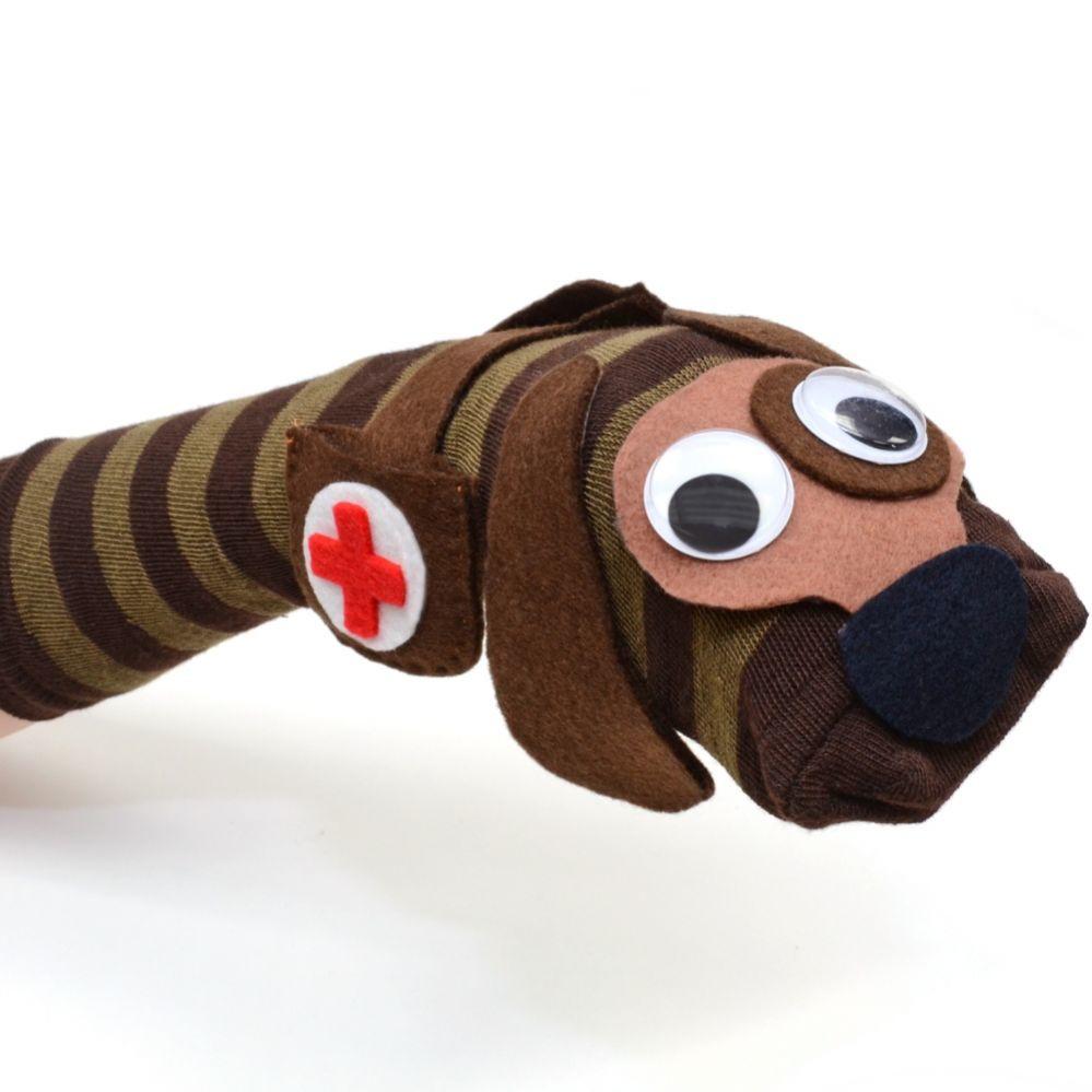 War Dog Hero Sock Puppets