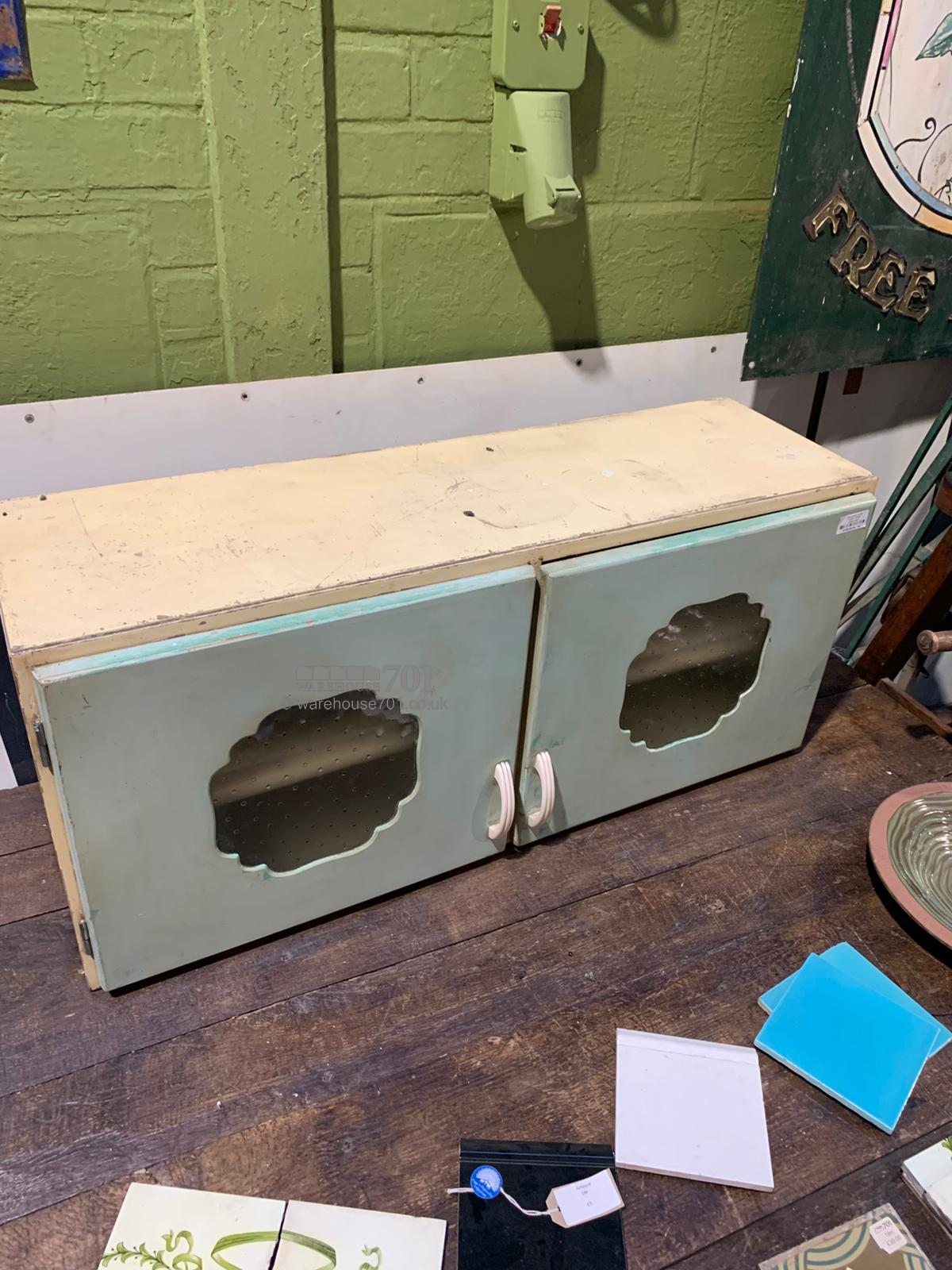 1950s wood kitchen cabinet - with original paint