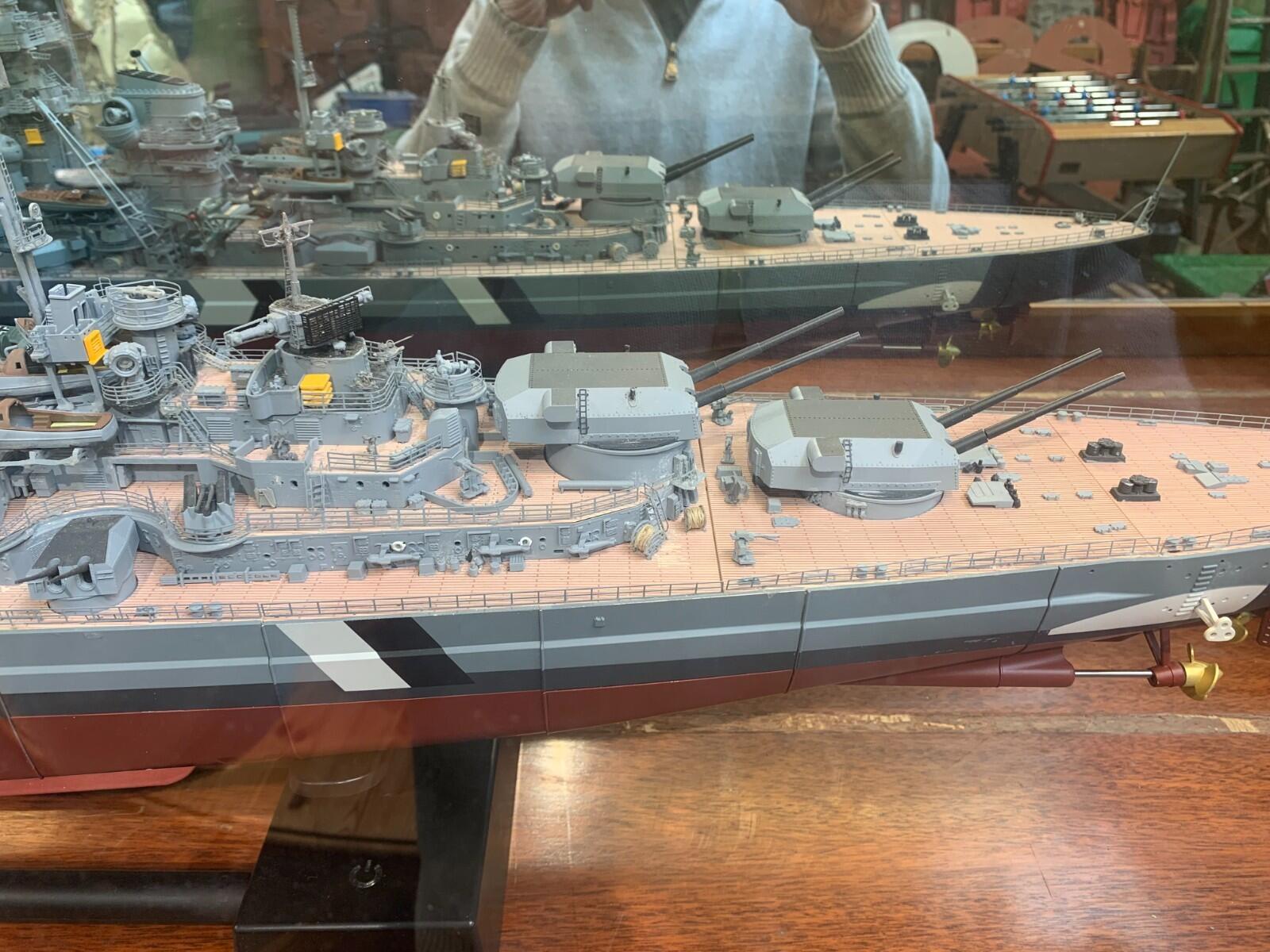 1/200 Bismarck model battle ship remote control