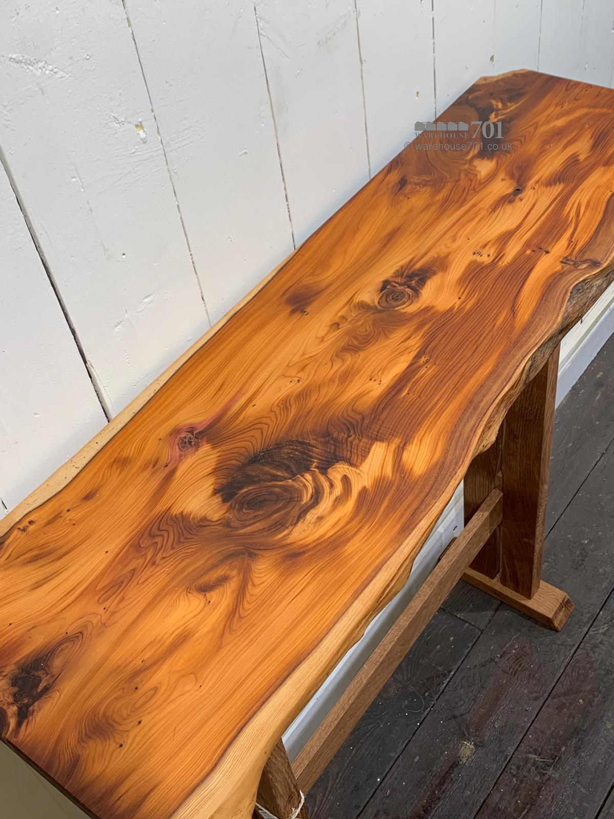 701 Original Yew and Oak side table