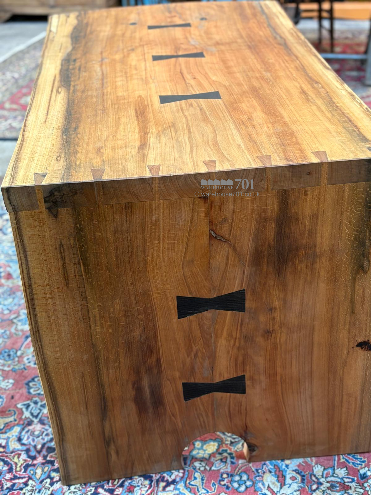 701 Original Spalted beech executive desk